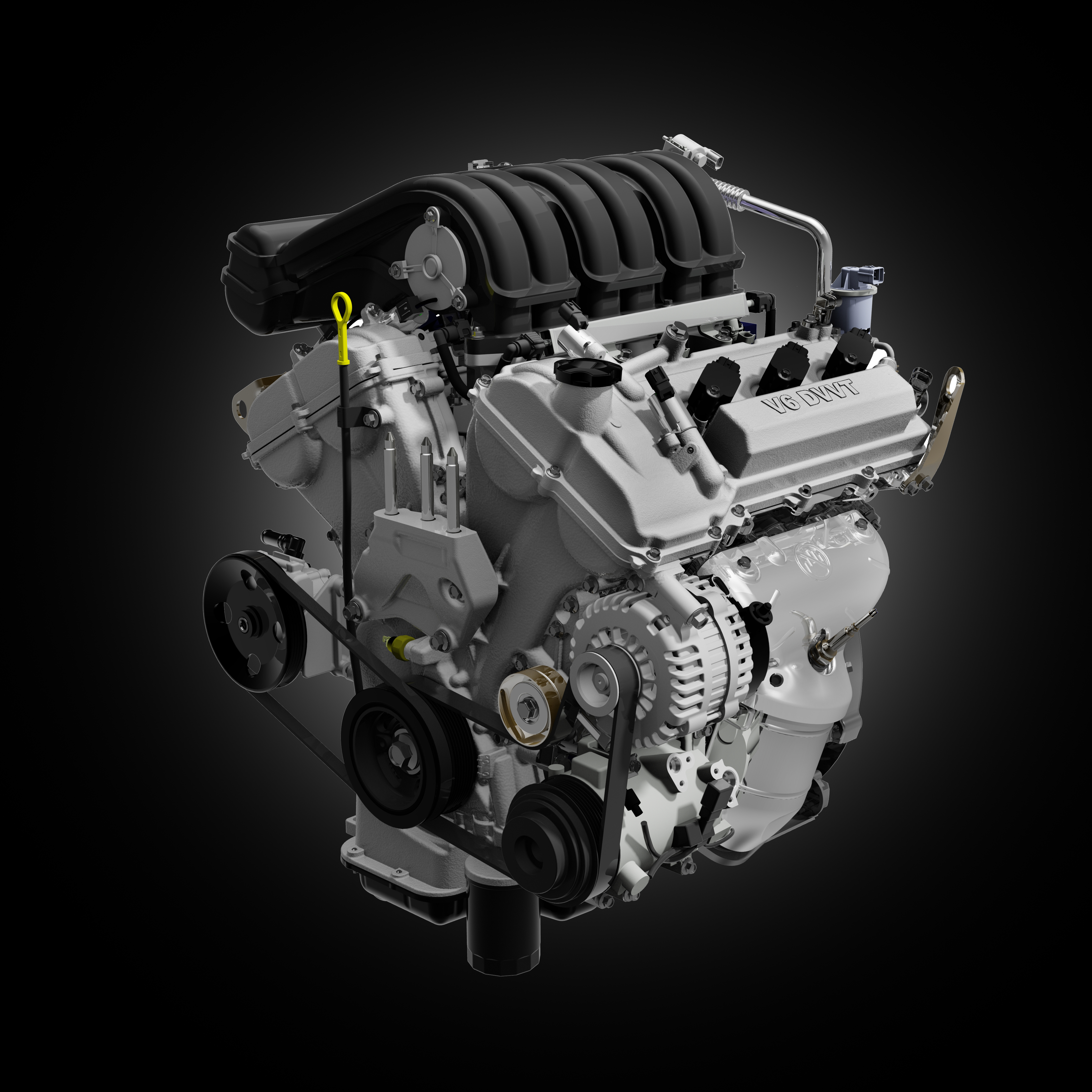 02 R&D and manufacturing of V6 engine